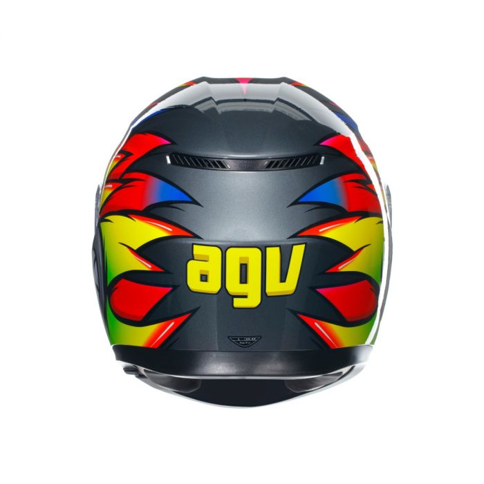 Casco Agv K3 birdy 2.0 grey yellow red | Store Ducati Lodi