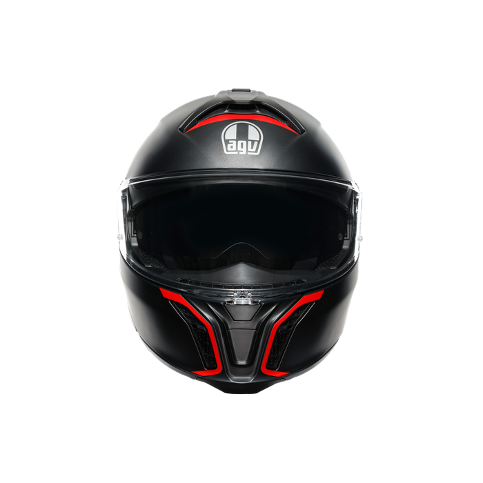 Casco modulare Agv Tourmodular multi frequency matt gunmetal red Store Ducati Lodi
