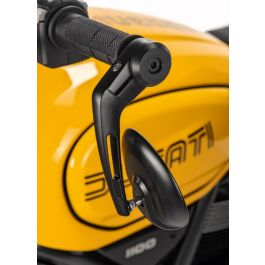 Manopole Manubrio Ducati Scrambler | Alluminio E Gomma | 7/8'' E 1'' | Antiscivolo - Foto 7