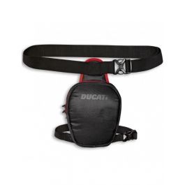 Tasca Da Gamba Ducati Redline P2 Impermeabile E Removibile - Tessuto Poliestere 600D, Regolabile, Per Moto E Uso Quotidiano