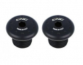 Cnc Racing Tappi foro specchi M8 nero - filettatura destra e sinistra passo 8 mm