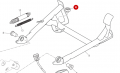 CAVALLETTO CENTRALE PER DUCATI MULTISTRADA 1260 ENDURO