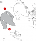Protezione termoriflettente dx per Ducati Streetfighter V4 21/24 e Panigale V4 21/24