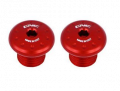 Cnc Racing Tappi foro specchi M8 rosso - filettatura destra e sinistra passo 8 mm