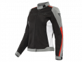 Giacca Dainese Hidraflux 2 AIR D-DRY Lady  Black/Charcoal-Gray/Lava - Red