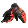 Guanti pelle Dainese Carbon 3 short Black fluo red