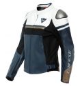 Giacca Pelle Dainese Rapida Lady  Black-Iris/White/Tibetan-Platinum