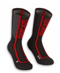 new calze tecniche ducati unisex cool down 3 black/red