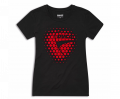 T SHIRT HEART CUORE DONNA ROSSA