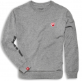 FELPA LOGO GIROCOLLO GRIGIA 