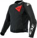 Giacca Pelle Perforata Dainese Sportiva Black/Matt