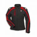 NEW GIACCA DUCATI CORSE TEX C6 BLACK/RED LADY 