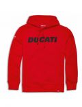 NEW FELPA CON CAPPUCCIO DUCATI LOGO ROSSA 