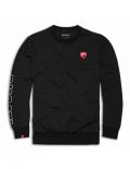 NEW FELPA GIROCOLLO DUCATI LOGO NERA