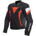 GIACCA  AVRO 5 TEX NERO/ROSSO-FLUO 