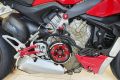 Cnc Racing carter lunotto trasparente bicolore per frizioni ad olio Ducati Streetfighter V4 ( leggere bene )