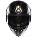 CASCO K1 LAP MATTA BLACK RED
