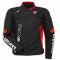 GIACCA DUCATI CORSE C6 PELLE TRAFORATA  NERA ROSSA