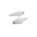 Cover borse laterali star white silk per Ducati Multistrada 950 ed Enduro
