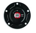Tappo da serbatoio nero Ducati by Rizoma per Ducati Panigale V4, Streetfighter V4 V2, V2, 1299 1199 959 899 Diavel V4 X Diavel 