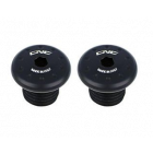 Cnc Racing Tappi foro specchi M8 nero filettatura destra e sinistra passo 8 mm