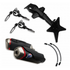 Sport pack per Hypermotard 698 mono ( portarga frecce e silenziatori Termignoni )