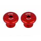 Cnc Racing Tappi foro specchi M8 rosso filettatura destra e sinistra passo 8 mm