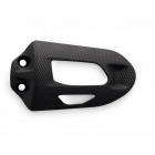 Cover carbonio per ammortizzatore posteriore Kayaba per Ducati Panigale V2 My 25 Streetfighter V2 My 25 e Hypermotard V2 ( No Ohlins )