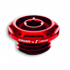 Tappo carico olio Ducati by Rizoma rosso