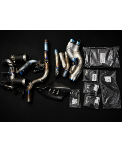 Gruppo di scarico completo racing in titanio Akrapovic con mappa per Panigale V4 My 25 e V4 R My 26 - usato