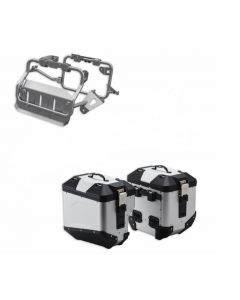 Kit borse alluminio per Ducati Desert X ( borse in alluminio + attacchi )
