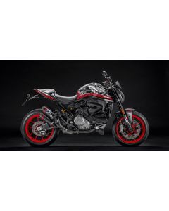 Set personalizzazione Pixel per Ducati Monster 937 ( cover sella fianchetti sella cover serbatoio parafango anteriore ) - da ordinare