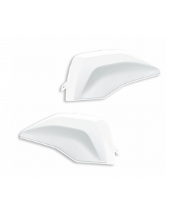 Cover artic white metallic per borse laterali in plastica per Ducati Multistrada V4 My 2025