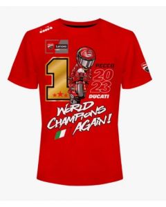 T Shirt Ducati Bagnaia World Champion 2023