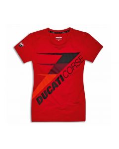 T-SHIRT DC SPEED DONNA ROSSA