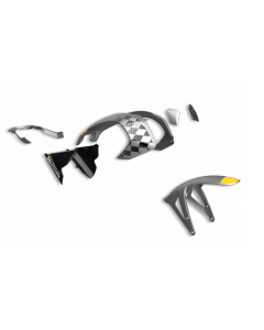 Carene old skool checkerboard per Ducati Scrambler 800 2Gen dal 2023 - da ordinare