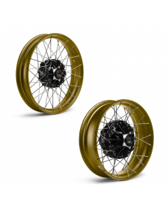 Cerchi a raggi oro mozzo nero per Ducati Multistrada V4 tutte e Rally - da ordinare