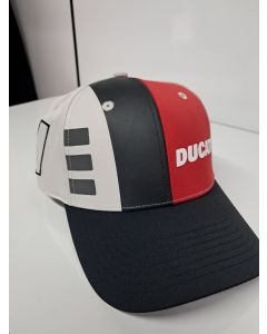 CAPPELLINO DUCATI EXPLORER GHIACCIO/ROSSO 