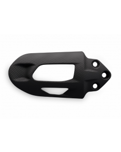 Cover carbonio per ammortizzatore posteriore Ohlins per Ducati Panigale V2 S My 2025 e Streetfighter V2 S My 2025