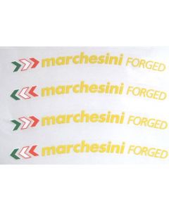 Adesivi Marchesini forged Giallo