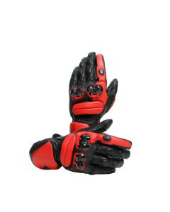 Guanti pelle Dainese Impeto  black lava red