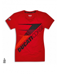 T-SHIRT DC SPEED DONNA ROSSA