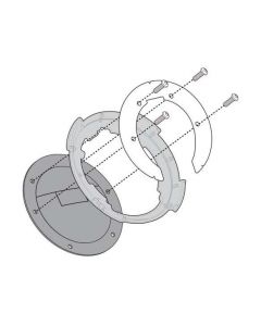 Flangia Givi per borse tanklock per Ducati Monster 1200/821 S4r S2r Sbk 848/1098/1198  - usato