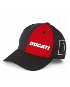 CAPPELLINO DUCATI EXPLORER  NERO/ROSSO