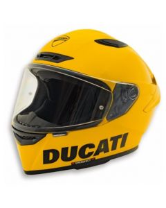 CASCO DUCATI SUOMY  LOGO YELLOW - VISIERA CHIARA