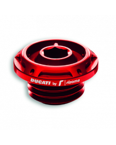 Tappo carico olio Ducati by Rizoma rosso