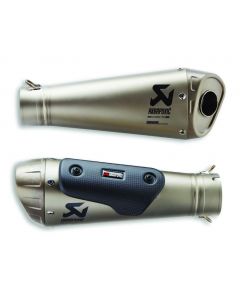 Silenziatori racing Akrapovic Titanio con mappa per Ducati Streetfighter V4 fino al 2024 - DA ORDINARE