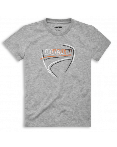 T - SHIRT  DUCATI HEARTBEAT GRAY BIMBO - DISPONIBILE SOLO LA TAGLIA 6/8ANNI