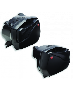 Borse laterali in plastica ( SENZA STAFFE ) per Ducati Multistrada V2 My 2025 V4 tutte e Rally
