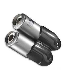 Silenziatori titanio omologati Akrapovic per Ducati Supersport 939 - da ordinare